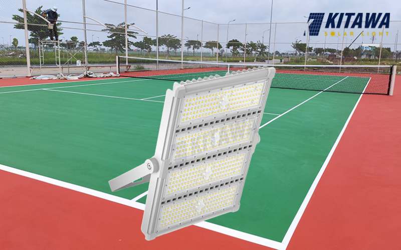 Đèn pha LED 400W Chip LED Philips cao cấp 4 khoang KITAWA - AC.DP05.400