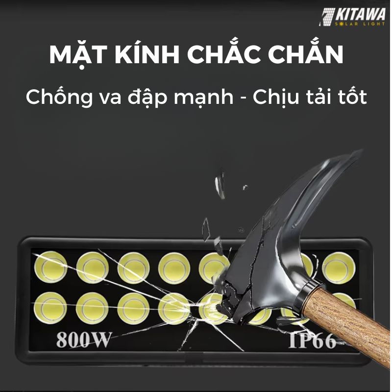 Đèn pha LED điện 800W chống chói AC.DP01.800
