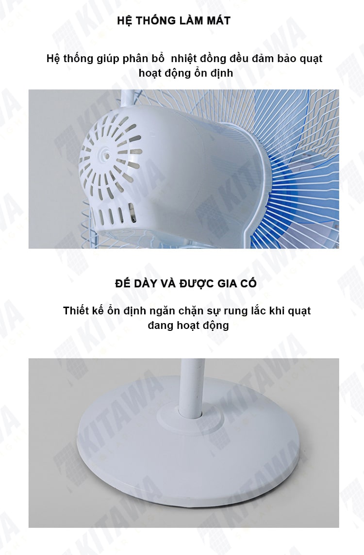 Quạt năng lượng mặt trời 