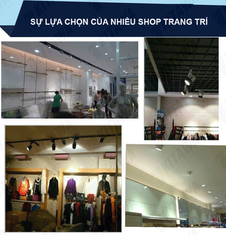 Đèn led rọi ray