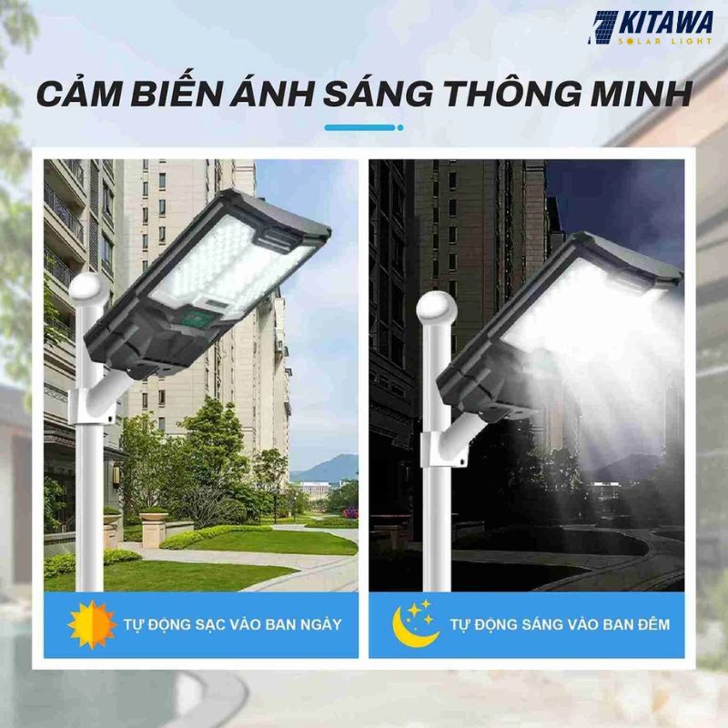 Đèn liền thể năng lượng mặt trời 800W được khách hàng yêu thích với ánh sáng mạnh