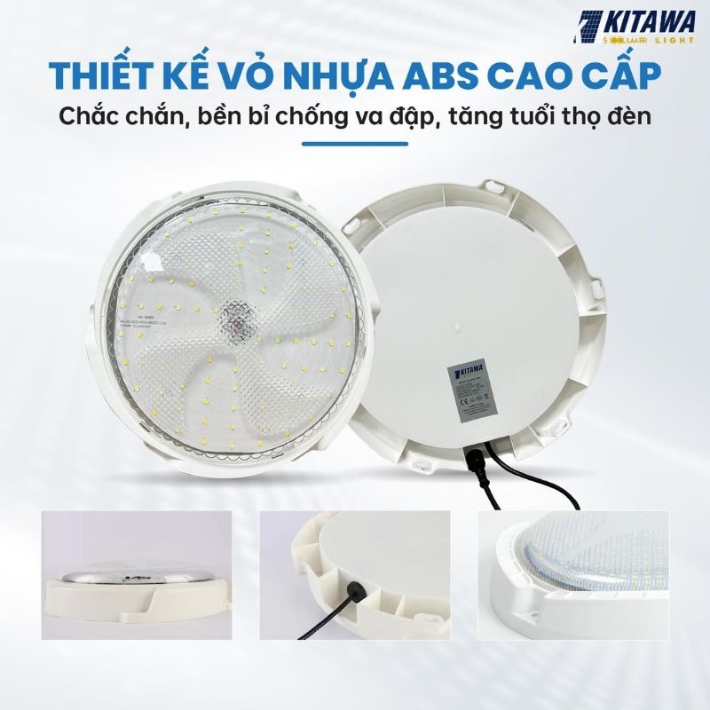 Đèn năng lượng mặt trời ốp trần 600W OP3600