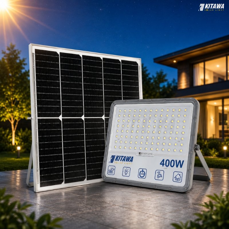 Đèn pha chống chói năng lượng mặt trời 400W DP15.400