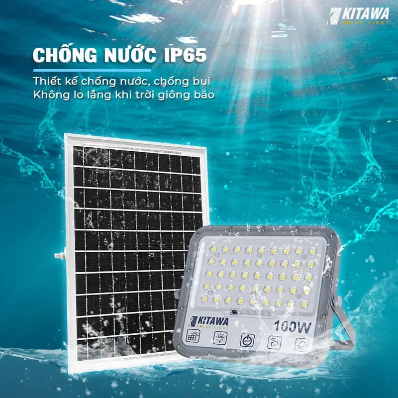 Đèn pha năng lượng 100W khả năng chống nước tốt