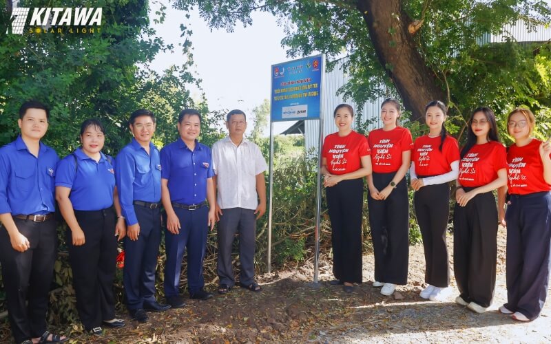 Hoạt động xã hội của KITAWA mang ánh sáng đến vùng biên giới
