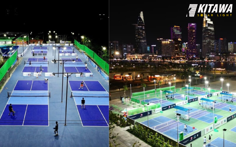 Lựa chọn đèn phù hợp cho sân Pickleball giúp thu hút khách hàng