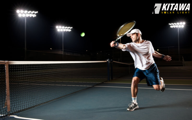 Đèn sân Tennis giúp đảm bảo an toàn cho người chơi 