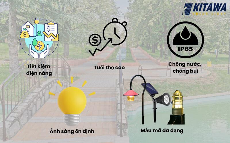 Ưu điểm vượt trội của đèn pha LED cho công viên