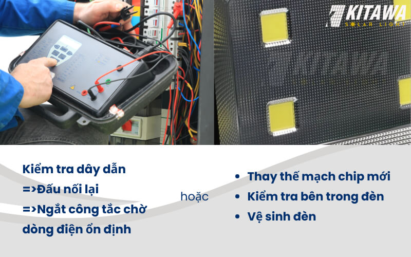 Cách sửa đèn bị sáng mờ 