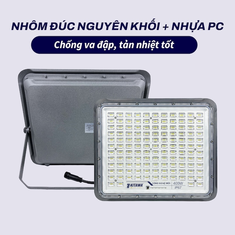 đèn pha chống chói năng lượng mặt trời 400w