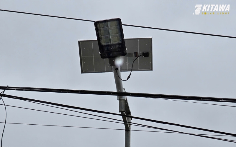 Ban quản lý khu vực đánh giá đèn năng lượng mặt trời KITAWA chất lượng cao