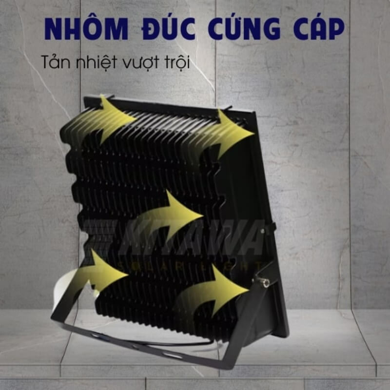 Thiết kế nhôm đúc bền bỉ, chống va đập