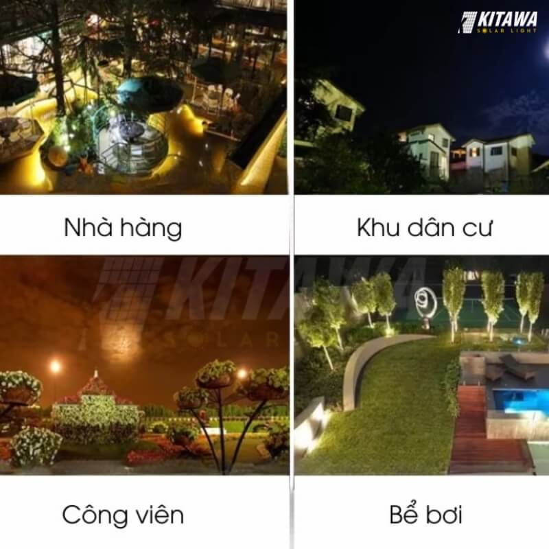 Ánh sáng của đèn lý tưởng cho nhiều loại không gian khác nhau