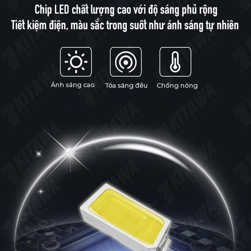 đèn pha chống chói năng lượng mặt trời 350w
