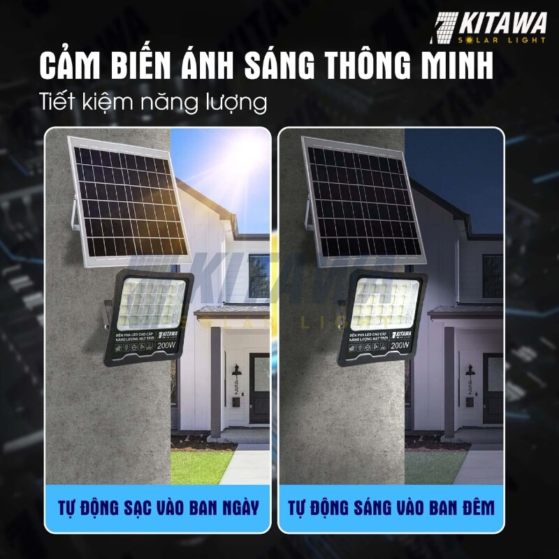 Đèn có chế độ cảm biến ánh sáng vô cùng tiện lợi
