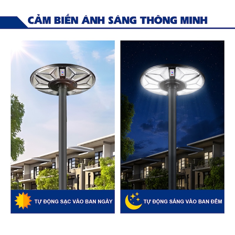 đèn đĩa bay UFO năng lượng mặt trời 600W UF4.600