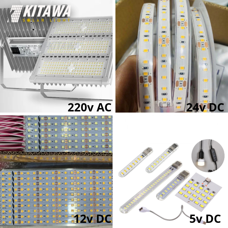 Điện áp hoạt động phổ biến của các loại đèn LED 