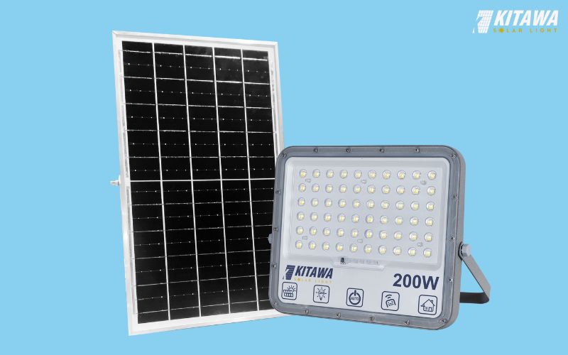 Đèn pha chống chói năng lượng mặt trời 200W