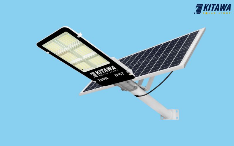 Đèn bàn chải năng lượng mặt trời 200W