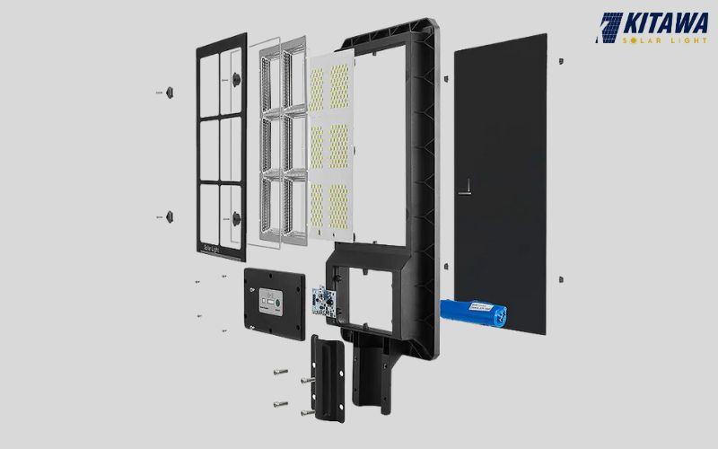 cấu tạo đèn năng lượng mặt trời 300w