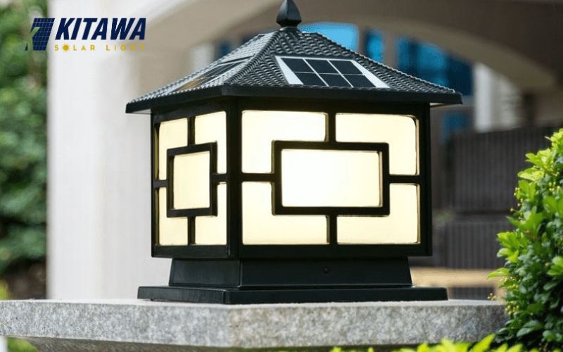 Đèn năng lượng mặt trời cho nghĩa trang KITAWA  với thiết kế ấn tượng