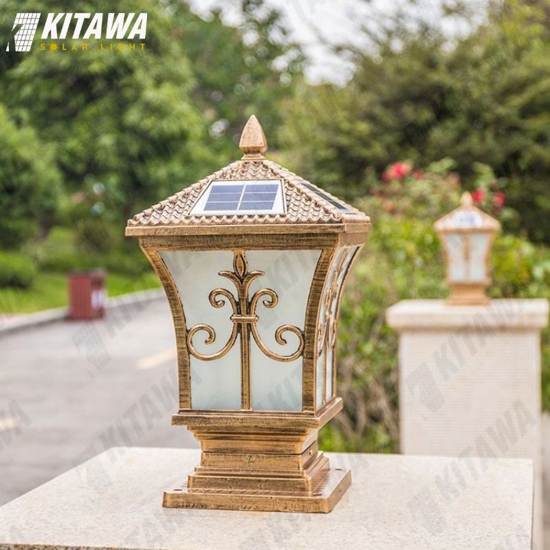 Kiểu dáng đèn trụ năng lượng mặt trời KITAWA thông dụng hiện nay