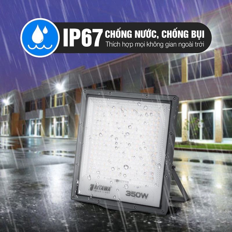 đèn pha chống chói năng lượng mặt trời 350w