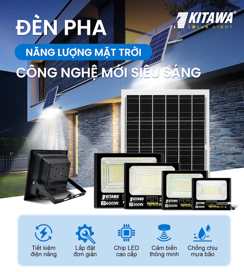 đèn pha năng lượng mặt trời