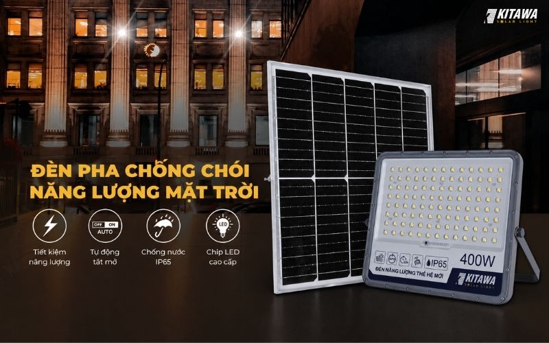 Đèn pha năng lượng mặt trời 400W FL1400