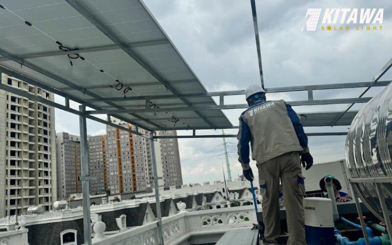 Giảm chi phí rõ rệt khi lắp điện mặt trời hòa lưới bám tải 3kW