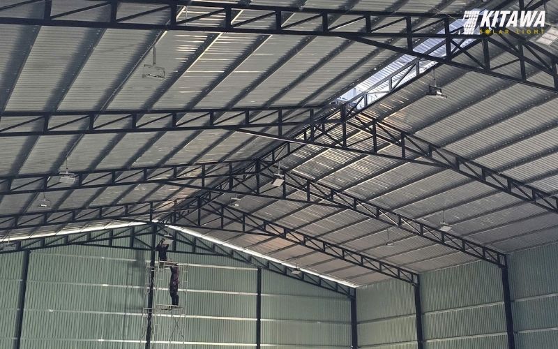 Hiệu quả sau khi hoàn thành lắp đèn cho sân pickleball