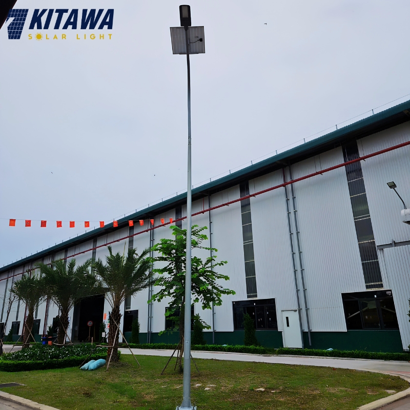 Lắp đặt đèn đường cho khu công nghiệp ở Ninh Thuận giúp chiếu sáng nhà xưởng hiệu quả