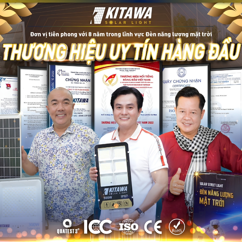 Thương hiệu uy tín phân phối đèn sân vườn năng lượng mặt trời tại Hậu Giang