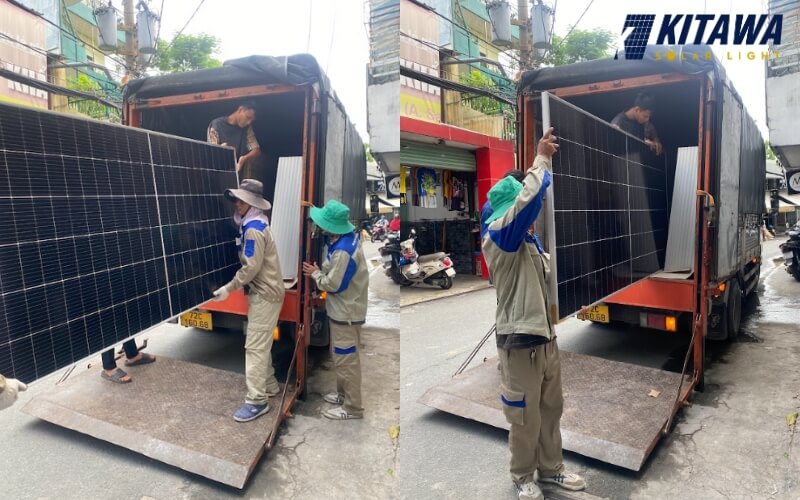 KITAWA vận chuyển các tấm pin