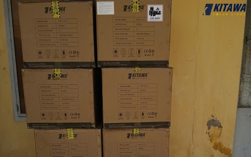 KITAWA giao và lắp đèn năng lượng ở Khánh Hòa