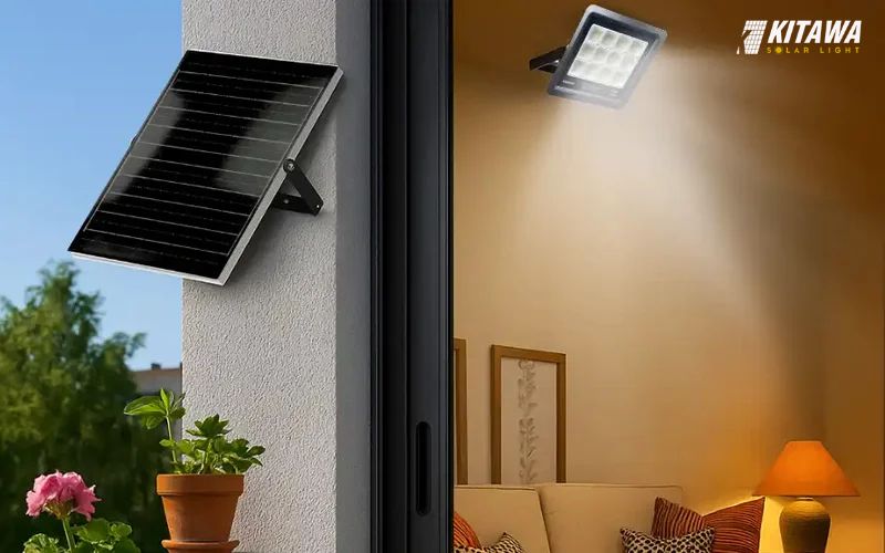 đèn năng lượng mặt trời trong nhà
