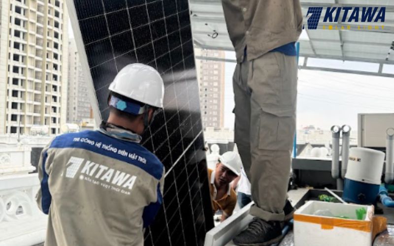Lắp điện năng lượng mặt trời 16kw không lo sợ khi cúp điện