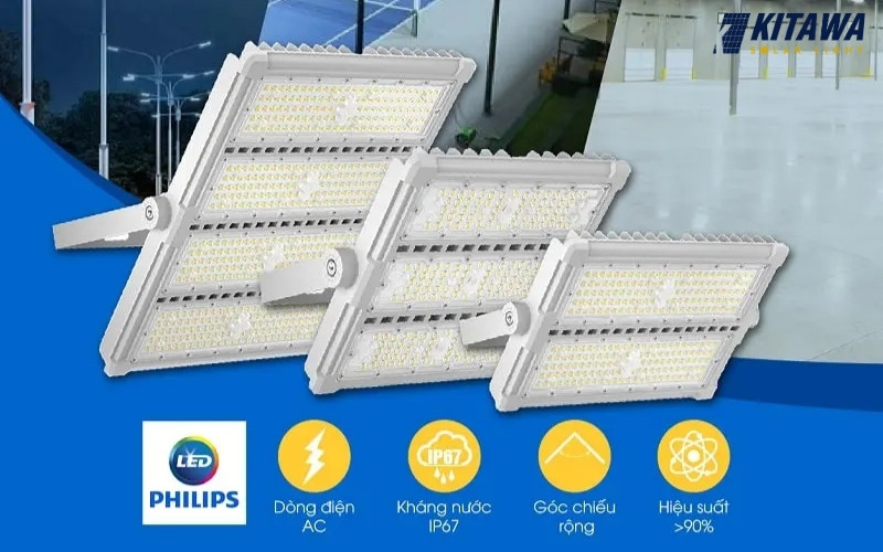 Mẫu đèn điện phù hợp để lắp đặt cho sân Pickleball