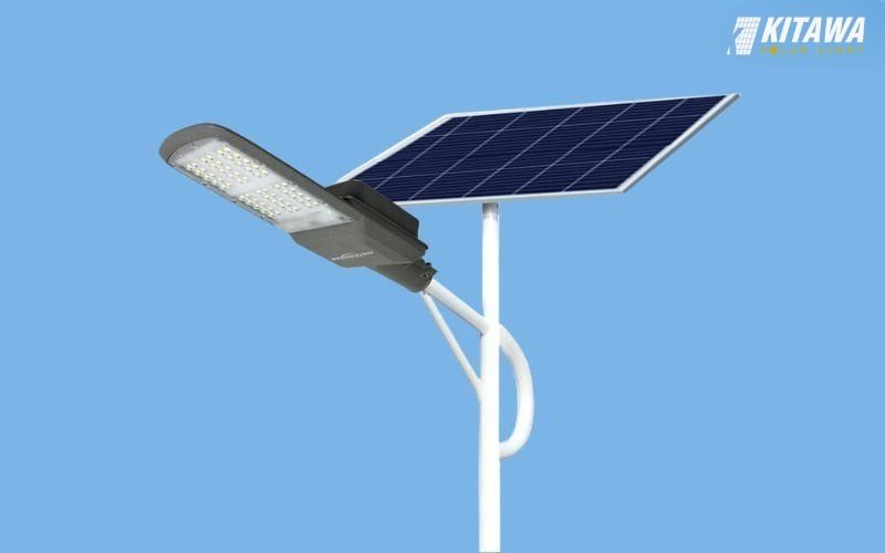 Mẫu đèn đường năng lượng mặt trời được lắp đặt ở vùng cao