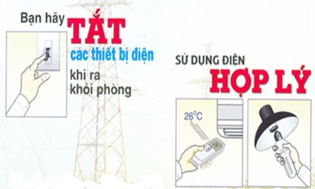 Rút ống phích và tắt cả các thiết bị điện khi ra ngoài