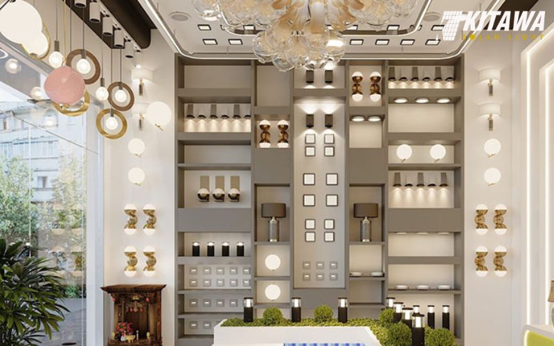 showroom đèn LED