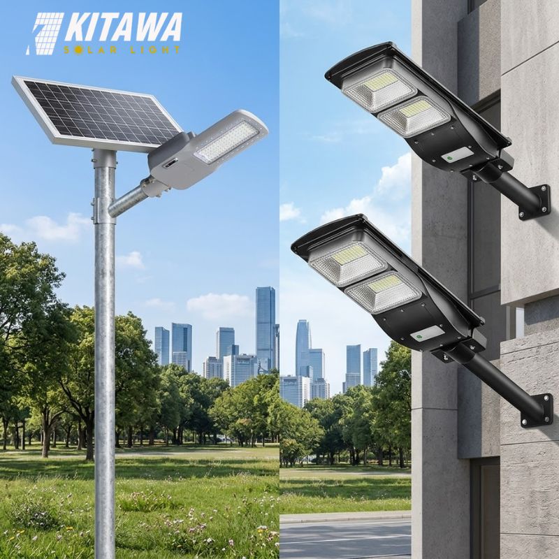 So sánh đèn năng lượng mặt trời liền thể và rời thể