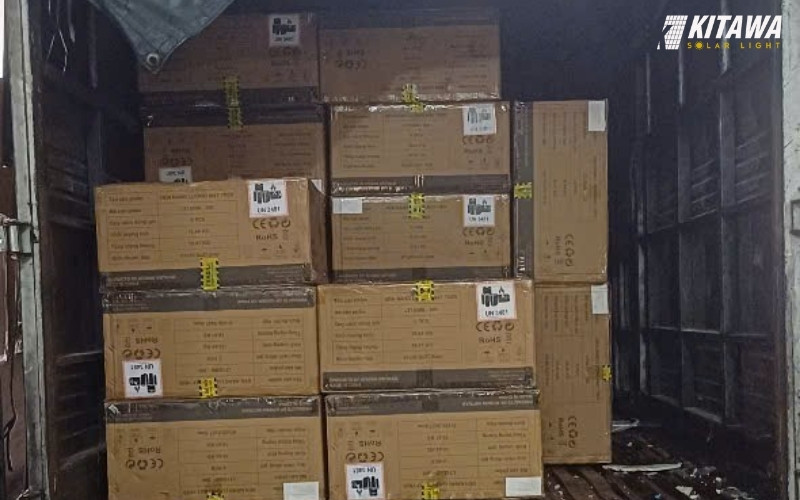 Sử dụng đèn năng lượng mặt trời của khu công nghiệp giảm chi phí đáng kể