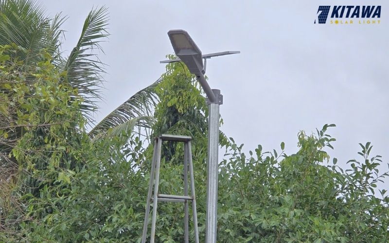 Sử dụng đèn năng lượng mặt trời đảm bảo an toàn 