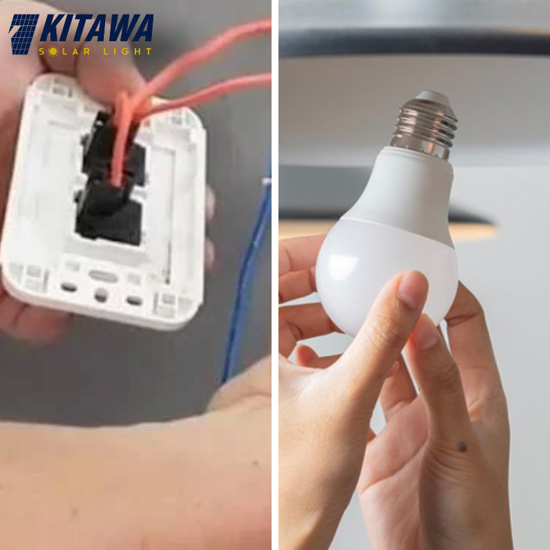 Đui đèn lỏng hoặc công tắc hư đều có thể sửa tại nhà 