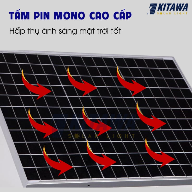 Tấm pin với hiệu suất chuyển đổi năng lượng tối đa