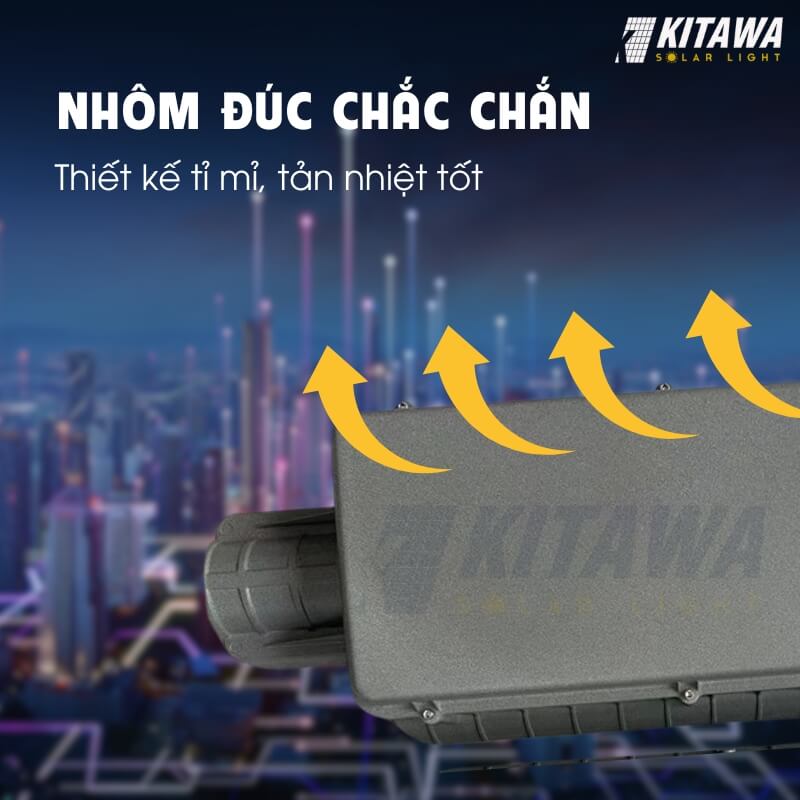 Thiết kế nhôm đúc nguyên khối sang trọng, tản nhiệt hiệu quả vượt trội