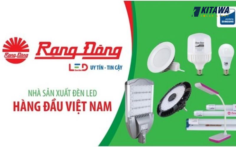 Thương hiệu đèn năng lượng mặt trời 100W nội địa uy tín Rạng Đông