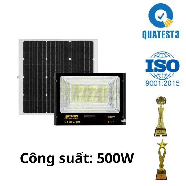 Hướng dẫn lắp đặt và sử dụng đèn năng lượng mặt trời Kitawa 500W