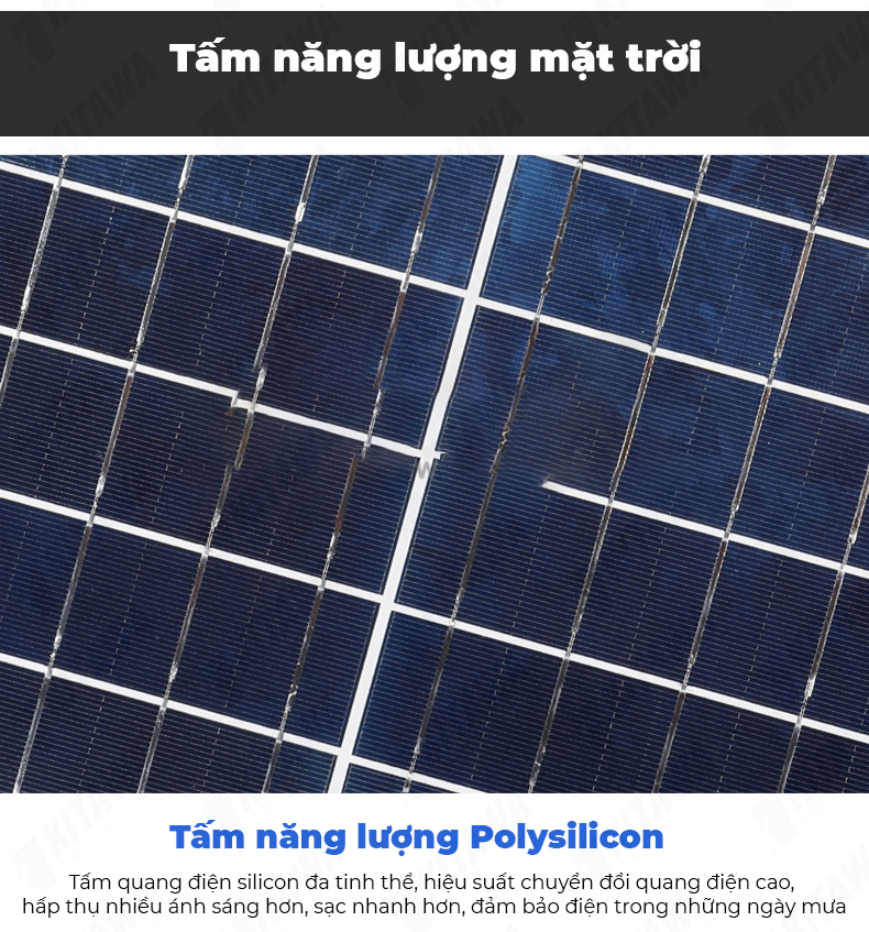 [200W] Đèn đường năng lượng mặt trời 200W KITAWA BC10200